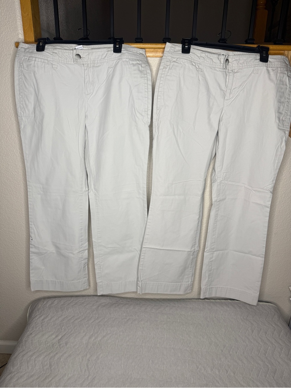 GAP Trousers Favorite Khaki Pants Size 12 Reg (2 Pairs)